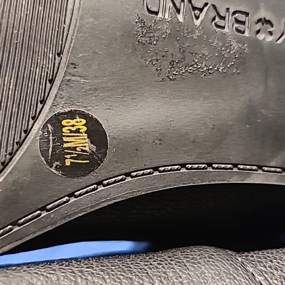 LUCKY BRAND Paramo Black Pebbled Leather Ankle Boots. Sz. 7.5.(#1396) - Picture 11 of 15